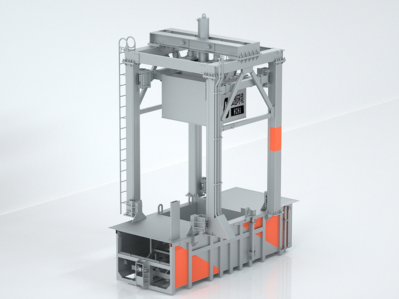 三缸四柱垂直垃圾壓縮中轉站