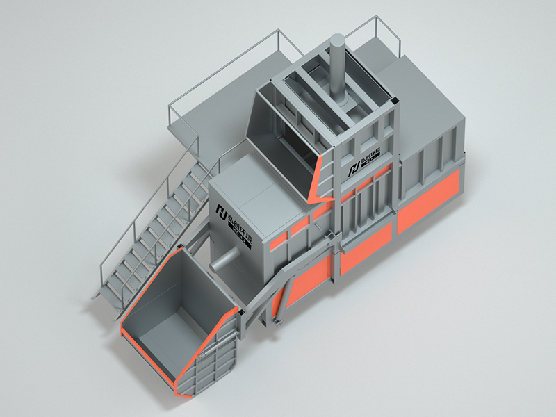 地面垂直【懸空】垃圾壓縮設備