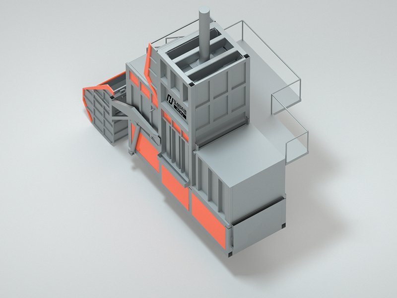 地面垂直【懸空】垃圾壓縮設備
